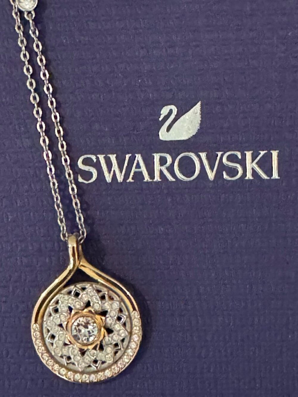 RARE Swarovski necklace with crystals